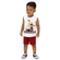 Conjunto Regata Kyly Infantil Masculino Estampa Praia Variado Em Cotton 1/3 - 0001-BRANCO