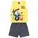 Conjunto Regata Kyly Infantil Masculino Estampa Praia Variado Em Cotton 1/3 - 2311-AMARELOCANÁRIO