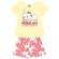 Pijama Manga Curta Kyly Infantil Feminino Brilha No Escuro Em Algodão 4/10 - 2335-AMARELO