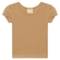 Blusa Manga Curta Milon Infantil Feminina Lisa Em Cotton 4/8 - 8532-CAMURÇA