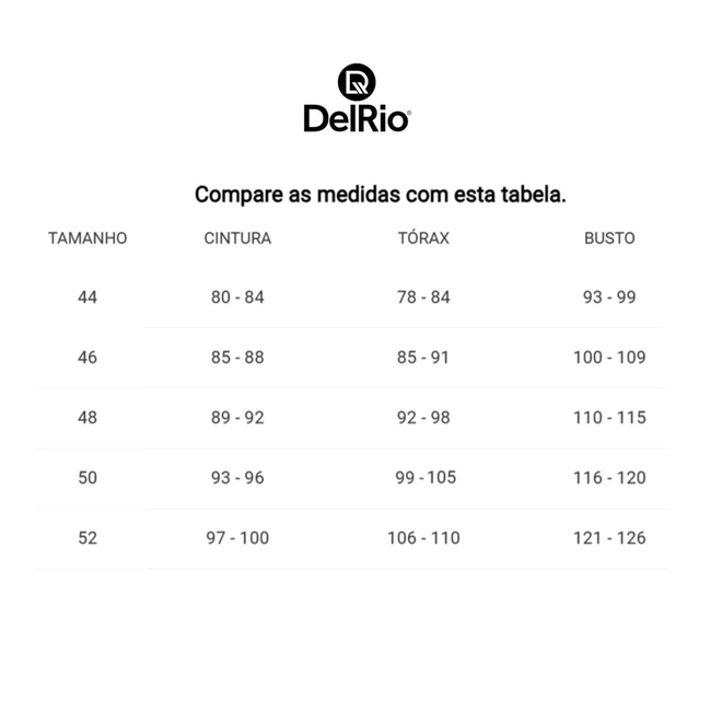 Tabela de Medidas