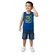 Camiseta Regata Kyly Infantil Masculino Super Quest Bloxy Em Cotton 4/8 - 6863-AZULOASIS
