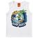 Camiseta Regata Kyly Infantil Masculino Super Quest Bloxy Em Cotton 4/8 - 0001-BRANCO