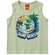 Camiseta Regata Kyly Infantil Masculino Super Quest Bloxy Em Cotton 4/8 - 700012-VERDECHÁMATCHA
