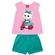Conjunto Regata Kyly Infantil Feminino Com Shorts Garotinha Em Cotton 4/8 - 40077-ROSASWEET