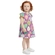 Vestido Manga Curta Kyly Infantil Feminino Corações Em Cotton 1/3 - 500003-ROXOUVA