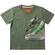 Camiseta Manga Curta Kyly Infantil Masculina Skate Em Cotton 4/8 - 70121-VERDEBAMBU