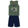 Conjunto Regata Kyly Juvenil Masculino Esportes Radicais Em Cotton 10/16 - 70121-VERDEBAMBU