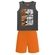 Conjunto Regata Kyly Juvenil Masculino Esportes Radicais Em Cotton 10/16 - 0483-MESCLAGRAFITE