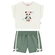 Conjunto Manga Curta Kamylus Infantil Feminino Lina Lou Em Meia Malha Penteada 4/10 - NATURE-NATURE