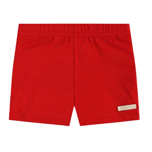 Conjunto Manga Curta Kamylus Baby Feminino Bichinhos Em Favinhos Pique P/G