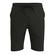 Bermuda Casual Fico Adulto Masculina Com Bolso Em Moletinho - PRETO REATIVO-PRETO REATIVO