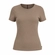 Blusa Manga Curta Lunender Adulto Feminino Em Malha - BEGE NUTS-BEGE NUTS
