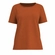 Blusa Manga Curta Lunender Adulto Feminino Marbella Em Viscose - LARANJA TAURI-LARANJA TAURI