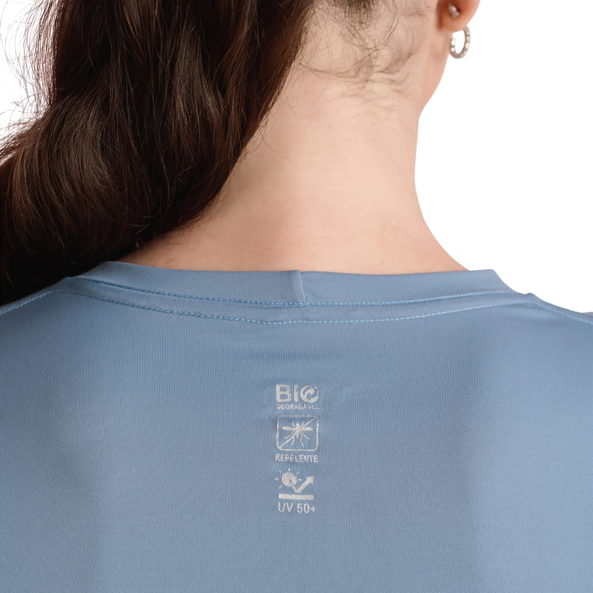 Camiseta Manga Longa Repelente Lupo Feminina Adulto T-Shirt UV50+