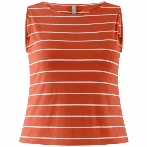 Blusa Regata Lunender Adulto Feminina Alça Grossa Canelada Em Malha Ribana