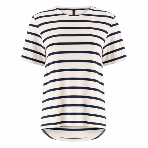 Blusa Manga Curta Lunender Adulto Feminina Mullet Em Viscose
