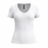 Blusa Manga Curta Lunender Adulto Feminina Canelada Em Viscose - BRANCO-BRANCO