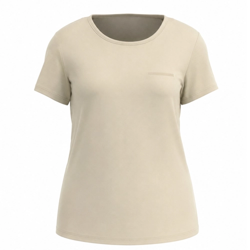 Blusa Manga Curta Lunender Adulto Feminino Malha Em Viscose