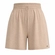 Bermuda Shorts Lunender Adulto Feminino Cintura Alta Malha Em Viscose - MESCLA MEDIO-MESCLA MEDIO