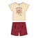 Conjunto Manga Curta Alakazoo! Juvenil Feminino Com Shorts Flor Em Cotton 12/16 - R7873P-FLOWERS VERMELHO