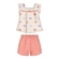 Conjunto Regata Alakazoo! Infantil Feminino Com Short Conchas Em Cotton 1/3 - R7623-CONCHAS SALMAO