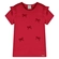 Blusa Manga Curta Alakazoo! Infantil Feminina Lacinhos Em Cotton 4/10 - 015551-VERMELHO NATTY