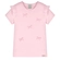 Blusa Manga Curta Alakazoo! Infantil Feminina Lacinhos Em Cotton 4/10 - 000812-ROSA GRANADA