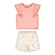 Conjunto Regata Alakazoo! Infantil Feminino Com Shorts Em Cotton 4/10 - R7862P-NAVY SALMAO