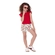 Conjunto Regata Alakazoo! Infantil Feminino Com Shorts Em Cotton 4/10 - R7861P-NAVY VERMELHO