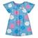 Vestido Manga Curta Alakazoo! Infantil Feminino Florzinha Em Cotton 1/3 - R7603R-JARDIM AZUL
