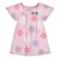 Vestido Manga Curta Alakazoo! Infantil Feminino Florzinha Em Cotton 1/3 - R7602R-JARDIM ROSA