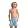Shorts Praia Mash Masculino Infantil Folhagens Em Polielastano - AZ00-AZUL CLARO