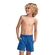 Shorts Praia Mash Masculino Infantil Liso Microfibra - AZ04-AZUL ROYAL