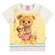Blusa Manga Curta Kamylus Infantil Feminina Animaizinhos Em Malha Tchibum 4/10 - MANTEIGA-MANTEIGA