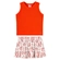 Conjunto Regata Kamylus Juvenil Feminino Mar Com Short Saia Em Malha Canelada 12/16 - AMORE-AMORE