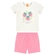 Conjunto Manga Curta Kamylus Infantil Feminino Berry Com Shorts Em Meia Malha Penteada 4/10 - OFF WHITE-OFF WHITE