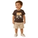 Conjunto Manga Curta Kamylus Infantil Masculino Dinossauro Em Meia Malha Penteada 1/3 - BROWNIE-BROWNIE