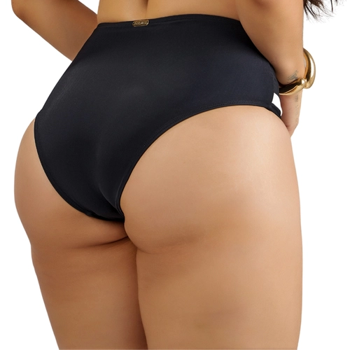 Biquíni Calcinha Plus Size Banho De Mar Adulto Compressão Modelle Bicolor Em Microfibra