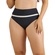 Biquíni Calcinha Plus Size Banho De Mar Adulto Compressão Modelle Bicolor Em Microfibra - 012-PRETO