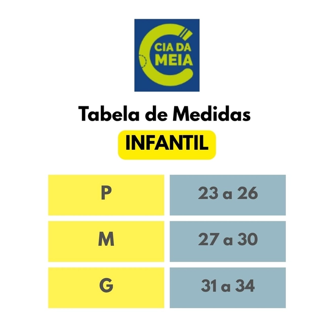 Tabela de Medidas