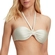 Biquíni Top Faixa She Adulto Frente Única Em Microfibra Acetinado - OF00-OFF WHITE