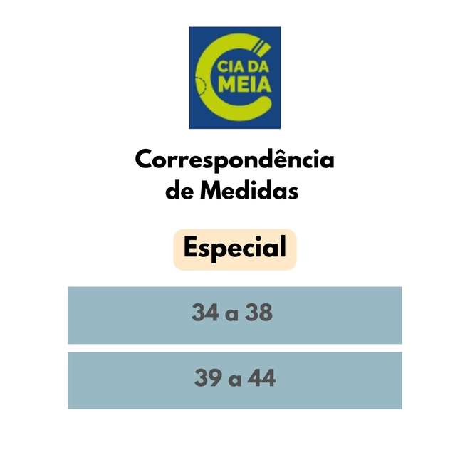 Tabela de Medidas