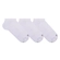 Kit 3 Meias Cano Curto Especial Cia da Meia Feminina Atoalhada Em Algodão - 01-BCO