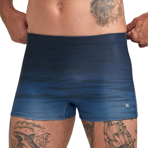 Sunga Boxer Mash Adulto Masculino Degradê Pontilhado Em Polielastano