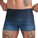 Sunga Boxer Mash Adulto Masculino Degradê Pontilhado Em Polielastano - AZ08-AZUL MARINHO