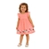 Vestido Manga Curta Elian Infantil Flores Em Cotton Leve 1/3 - 4446-ROSA