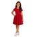 Vestido Manga Curta Alakazoo! Infantil Malha Nikko 4/10 - 015551-VERMELHO NATTY