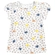 Blusa Manga Curta Elian Feminina Infantil Estampas Variadas Em Cotton 1/3 - 2001-BRANCO