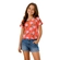 Blusa Manga Curta Elian Feminina Infantil Estampas Variadas Em Cotton 4/8 - 3075-LARANJA ESCURO
